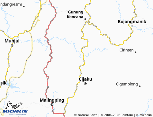 Kaart MICHELIN Gunungkendeng - ViaMichelin