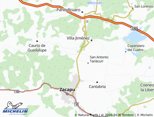 Mapa MICHELIN La Escondida - ViaMichelin