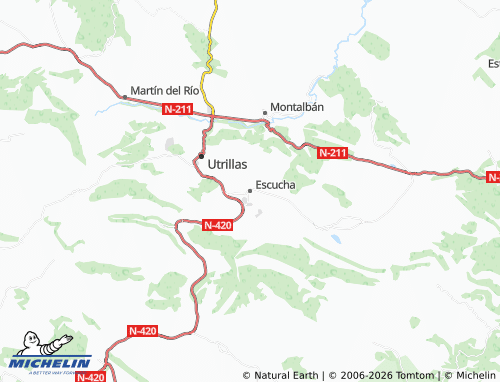 Mapa MICHELIN Escucha - ViaMichelin