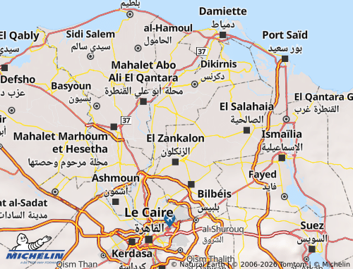 MICHELIN Deyarb Negm map - ViaMichelin