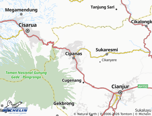 Mapa MICHELIN Pacet - ViaMichelin