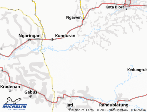 MICHELIN-Landkarte Rowobungkul - ViaMichelin