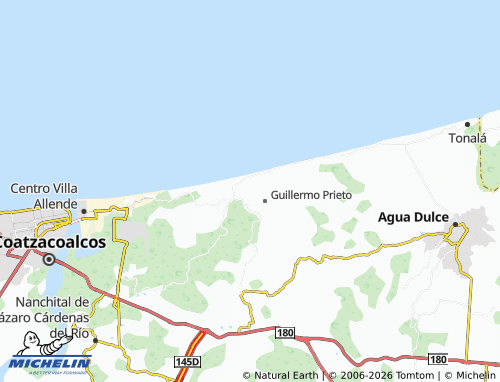 Mappa MICHELIN Pescadores, Guillermo Prieto - ViaMichelin