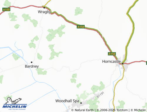 Carte MICHELIN Waddingworth - ViaMichelin