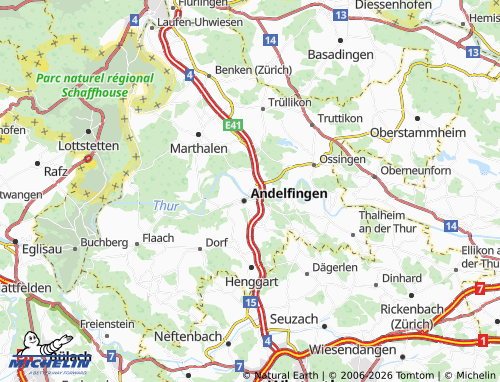 MICHELIN-Landkarte Kleinandelfingen - ViaMichelin