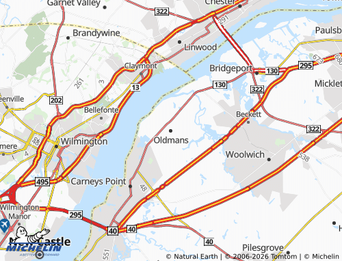 Mappa MICHELIN Oldmans - ViaMichelin