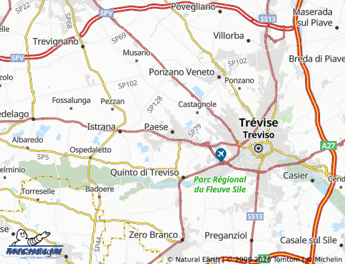 MICHELIN Paese map - ViaMichelin