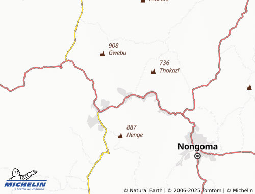 MICHELIN KwaMajomela A map - ViaMichelin