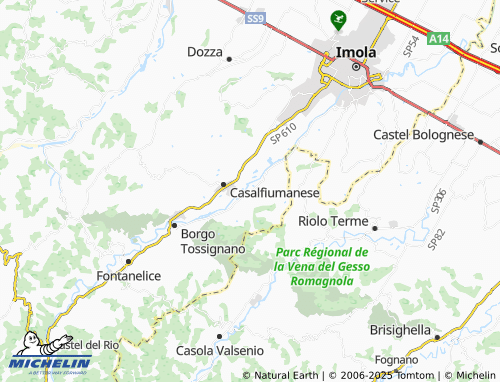 MICHELIN Codrignano map - ViaMichelin