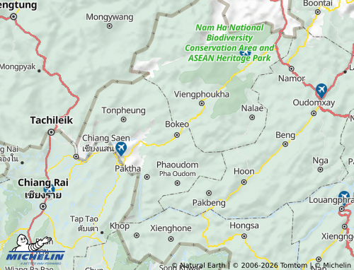Carte MICHELIN Bokeo - ViaMichelin