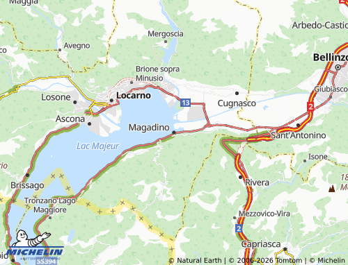 Mappa MICHELIN Magadino - ViaMichelin
