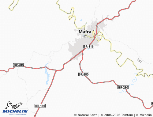 Mapa MICHELIN Faxinal - ViaMichelin