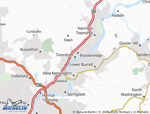 Carte MICHELIN Tarentum - ViaMichelin