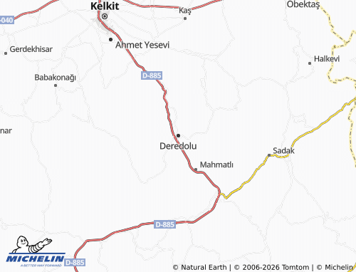 Mapa MICHELIN Deredolu - ViaMichelin