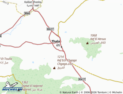 Mappa MICHELIN Talah - ViaMichelin