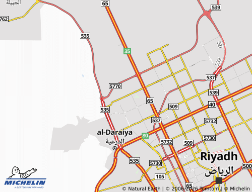 MICHELIN Al Malqa map - ViaMichelin