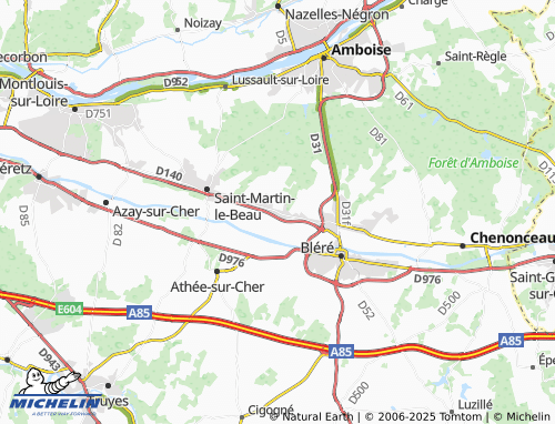 MICHELIN Dierre map - ViaMichelin