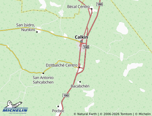 MICHELIN-Landkarte Camino Real - ViaMichelin