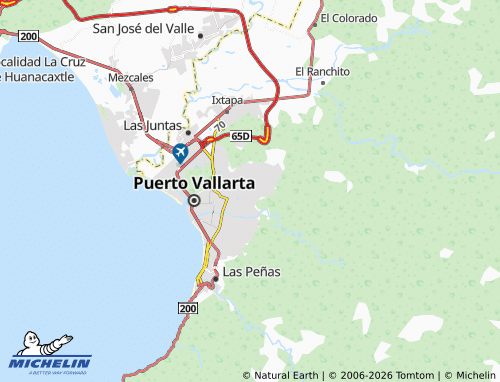 MICHELIN Brisas del Pacífico map - ViaMichelin