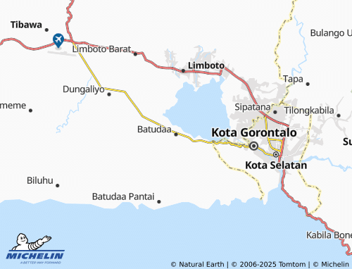 MICHELIN Batudaa map - ViaMichelin