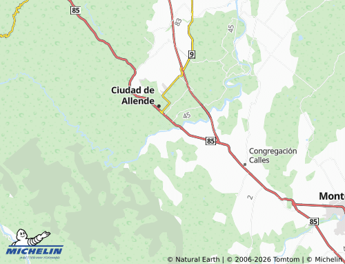 MICHELIN Los Adobes map - ViaMichelin