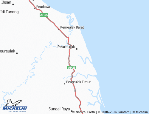 Mappa MICHELIN Seuneubok Aceh - ViaMichelin
