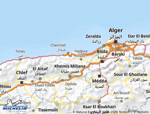 MICHELIN Seedi Ammar map - ViaMichelin
