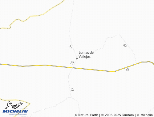 MICHELIN Lomas de Vallejos map - ViaMichelin