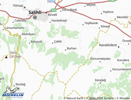MICHELIN Burhan map - ViaMichelin