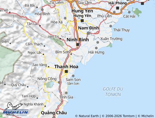 Mapa MICHELIN Nga Sơn - ViaMichelin