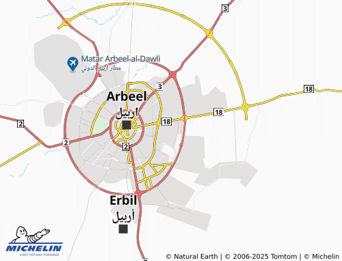 Carte MICHELIN شوار شرا-1 - ViaMichelin