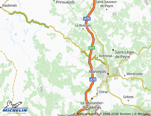 Mappa MICHELIN Le Mas - ViaMichelin