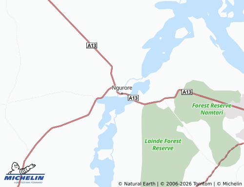 MICHELIN-Landkarte Ngurore - ViaMichelin