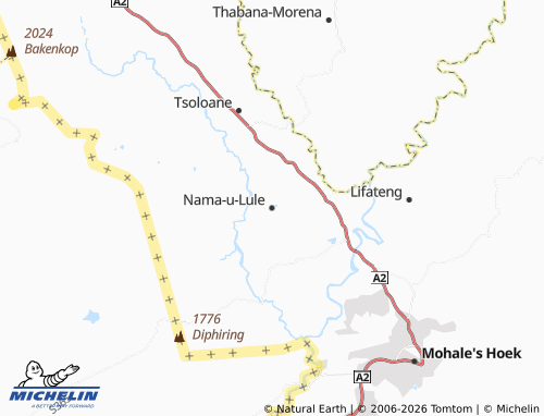 MICHELIN-Landkarte Nama-u-Lule - ViaMichelin
