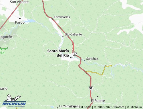 MICHELIN-Landkarte de Santiago - ViaMichelin