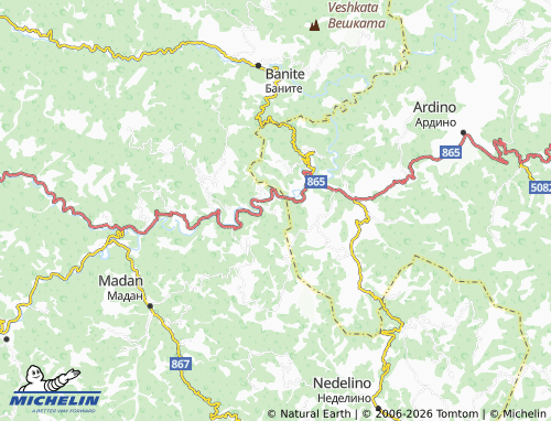 Mappa MICHELIN Vehtino - ViaMichelin