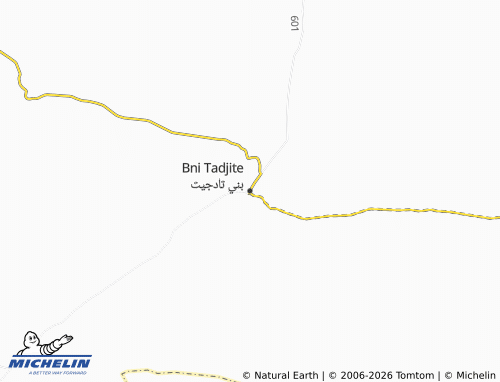 Mappa MICHELIN Bani Tadjeet - ViaMichelin
