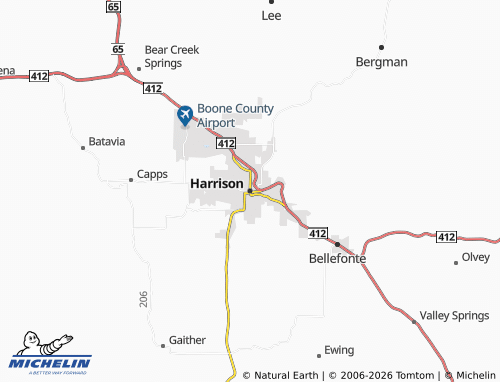 Mappa MICHELIN Harrison - ViaMichelin