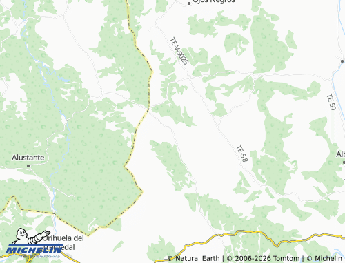 Mapa MICHELIN Ródenas - ViaMichelin