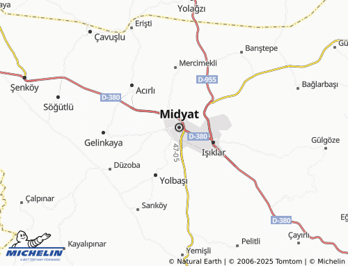 MICHELIN Ortaçarşı map - ViaMichelin