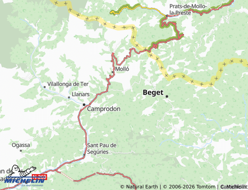 Mappa MICHELIN Font Rubí - ViaMichelin