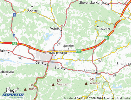 MICHELIN-Landkarte Leskovec - ViaMichelin