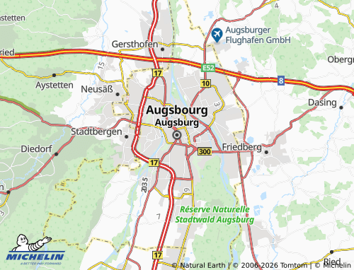 Mappa MICHELIN Augusta - ViaMichelin