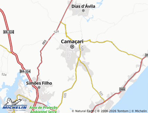 Mapa MICHELIN Dom Avelar - ViaMichelin