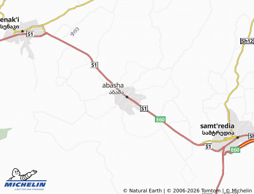 Mapa MICHELIN abasha - ViaMichelin