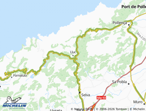 Mapa MICHELIN Lluc - ViaMichelin