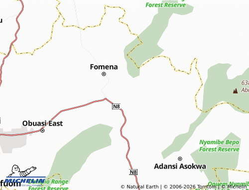 Mapa MICHELIN Brofoyedru - ViaMichelin