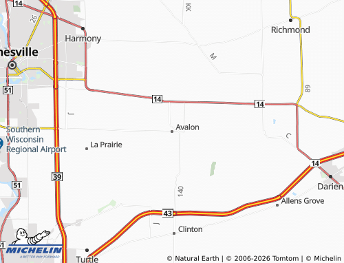Mappa MICHELIN Avalon - ViaMichelin