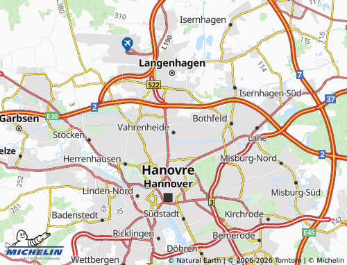 MICHELIN Vahrenheide map - ViaMichelin