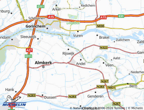 MICHELIN-Landkarte Giessen - ViaMichelin